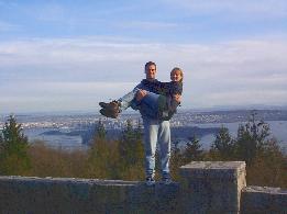 Darren and Teresa blocking the magnificent view :-)